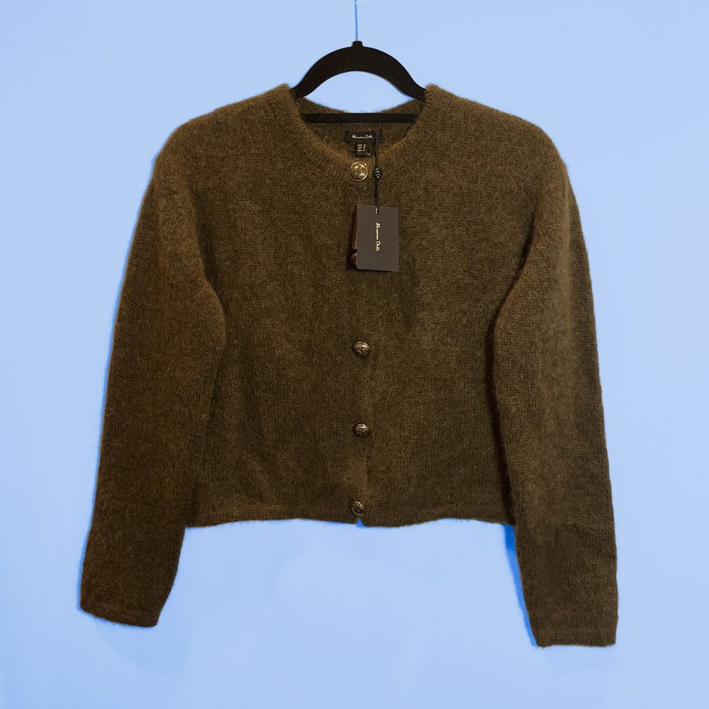 NWT Massimo Dutti Alpaca Blend Cardigan